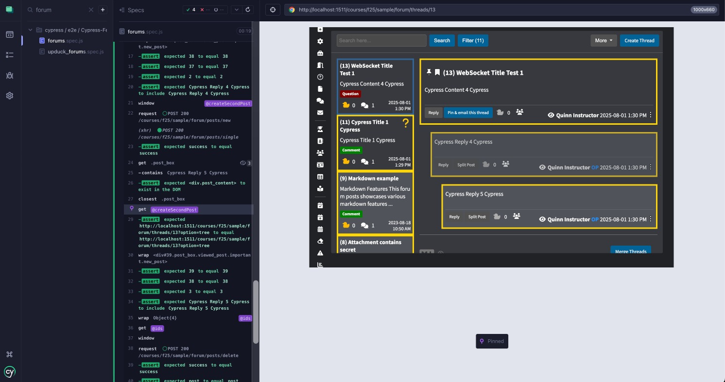 Cypress WebSocket Testing